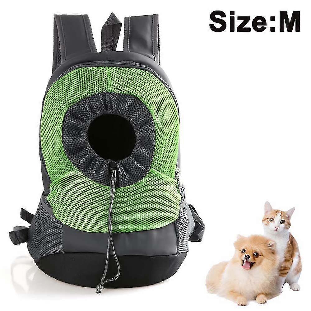 Pet Carrier Backpack Adjustable Safe Cat Dog Front Pockets Lightweight