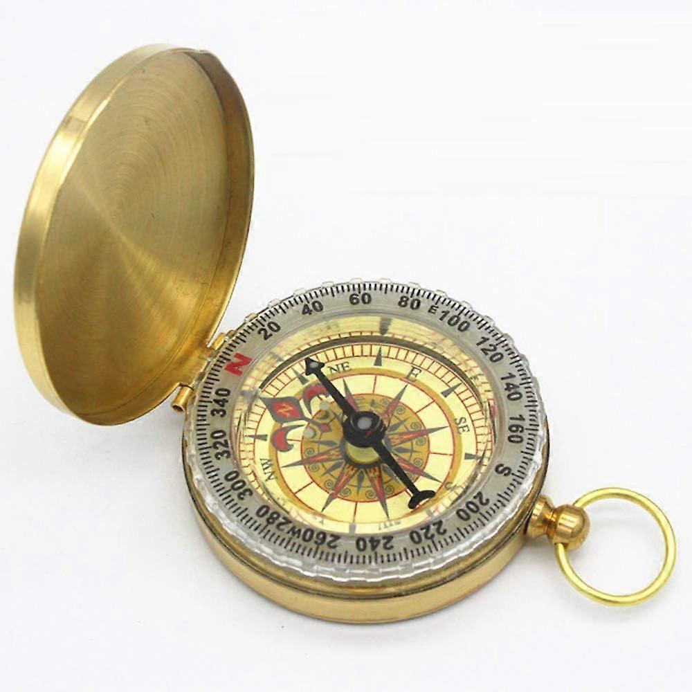 Pocket Compass with Night Light - Exploration Travel Tool