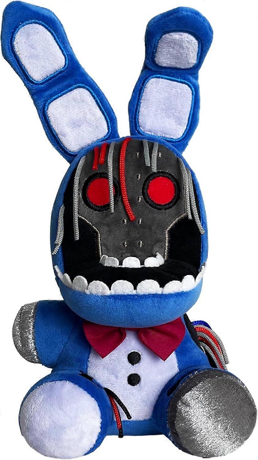 SBSG قابل للتحصيل محشو الأزرق الأرنب القطيفة لينة احتضان للأطفال جميع الأعمار مروحة 7 بوصة