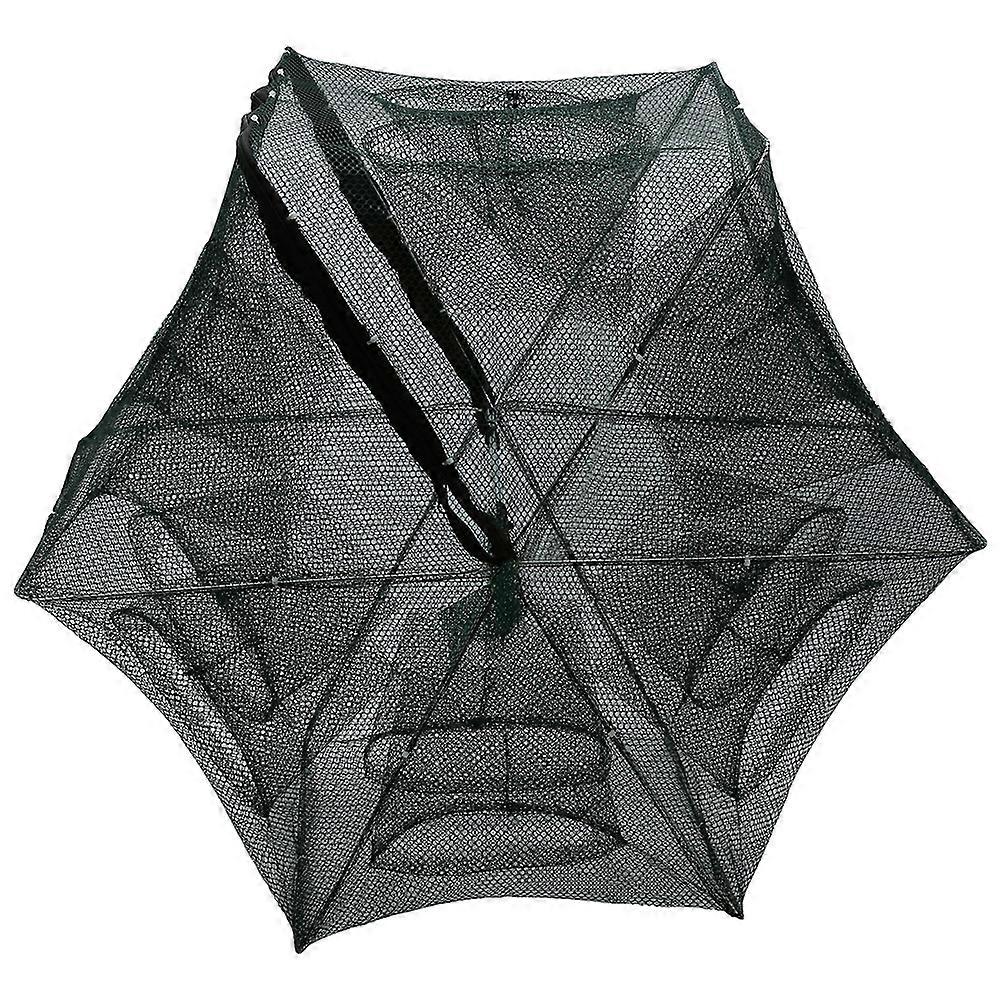 Automatic Fishing Net Shrimp Cage Nylon Foldable Crab Fish Trap Cast