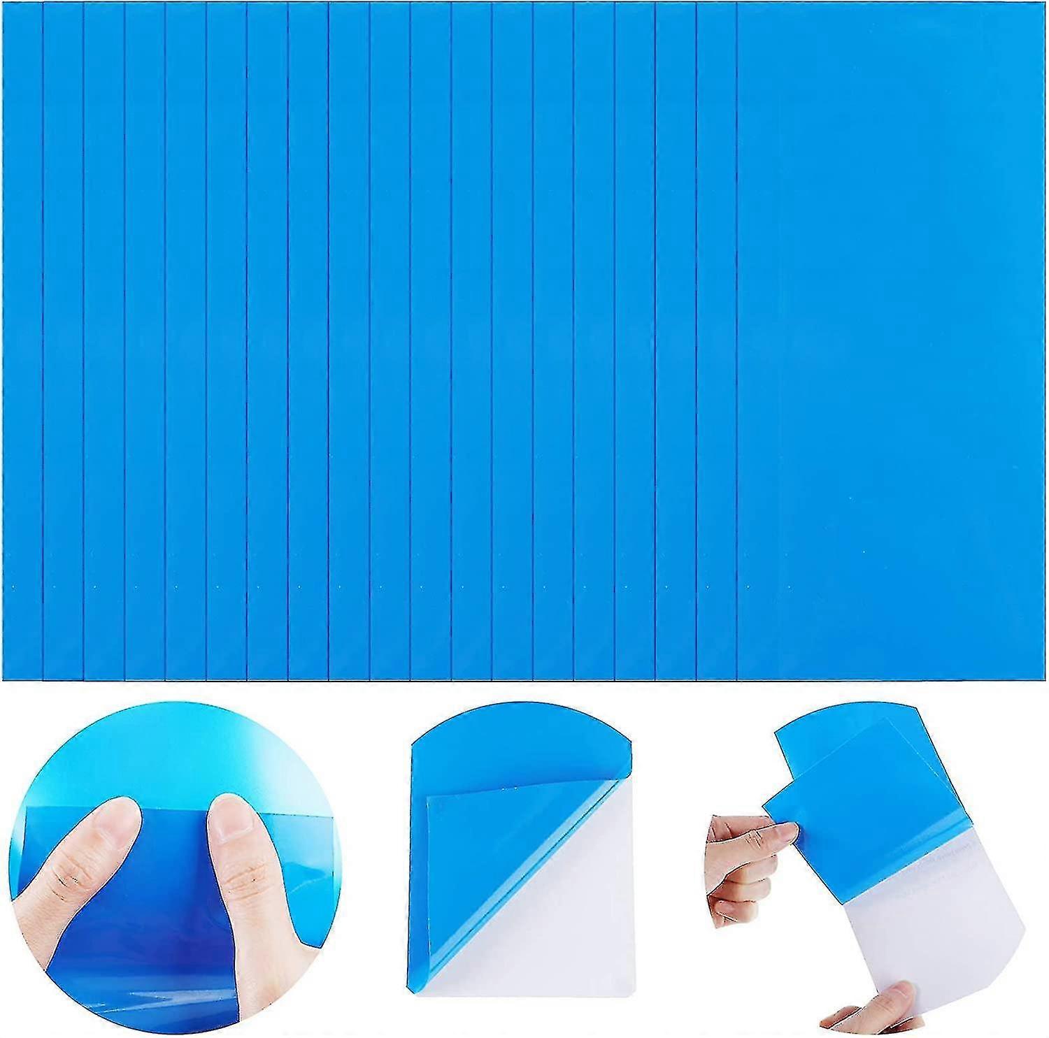 Pvc Self-adhesive Repair Patch,pool Liner Patch (blue, 20pcs)