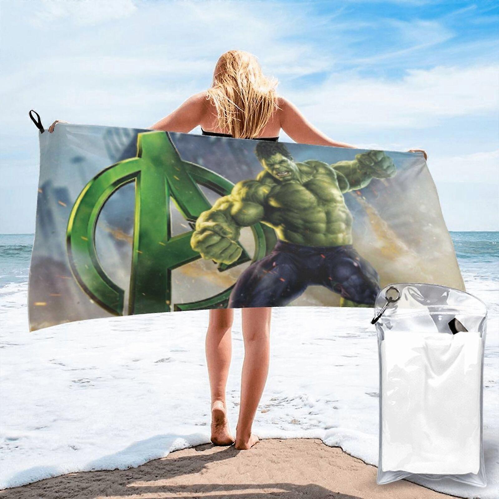 c182Hulk Microfiber Beach Towel  Absorbent Quick Dry Lightweight LXMT93