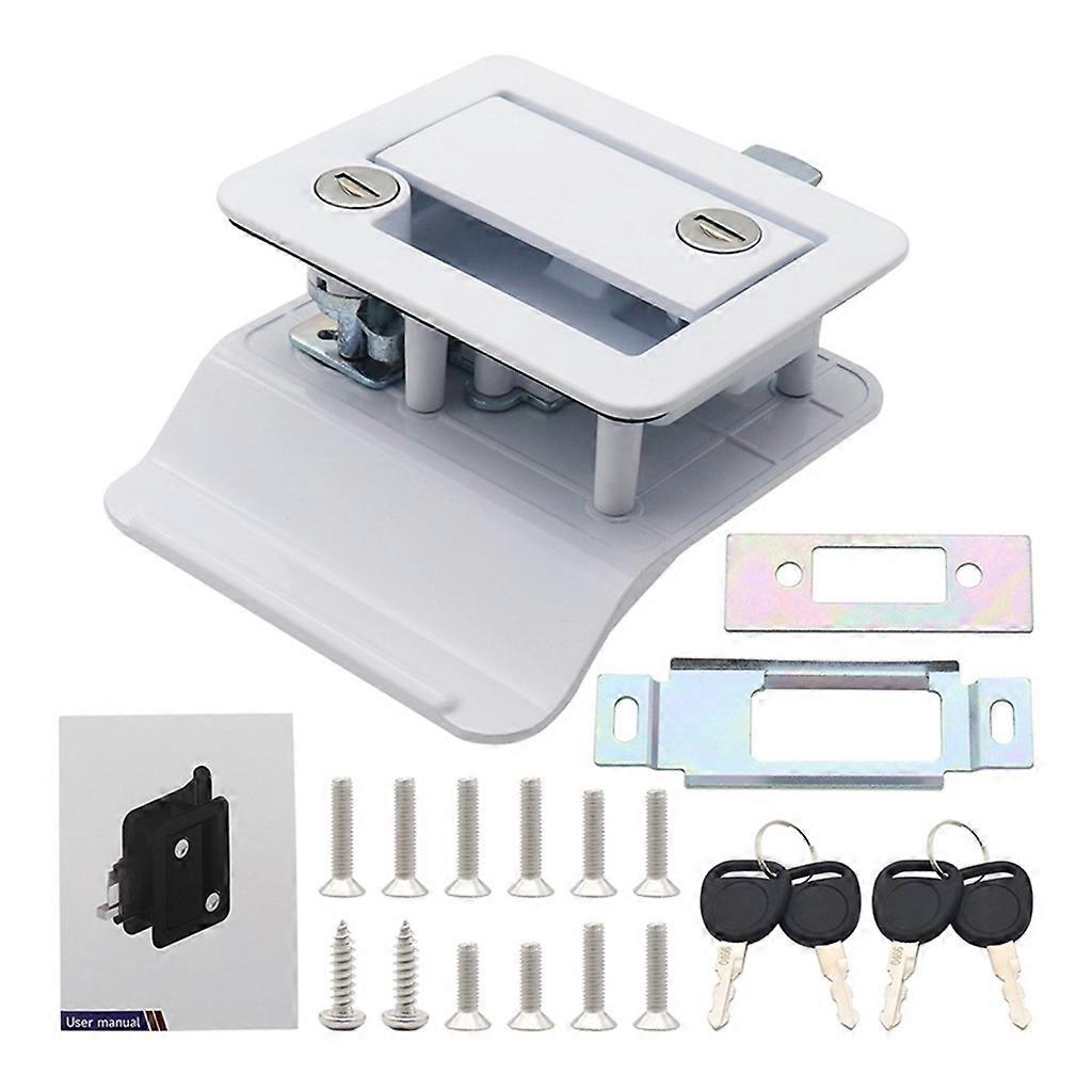 Car Push Lock Motor Home Cabinet Drawer Lock Anti-thieft Button Latch Furniture