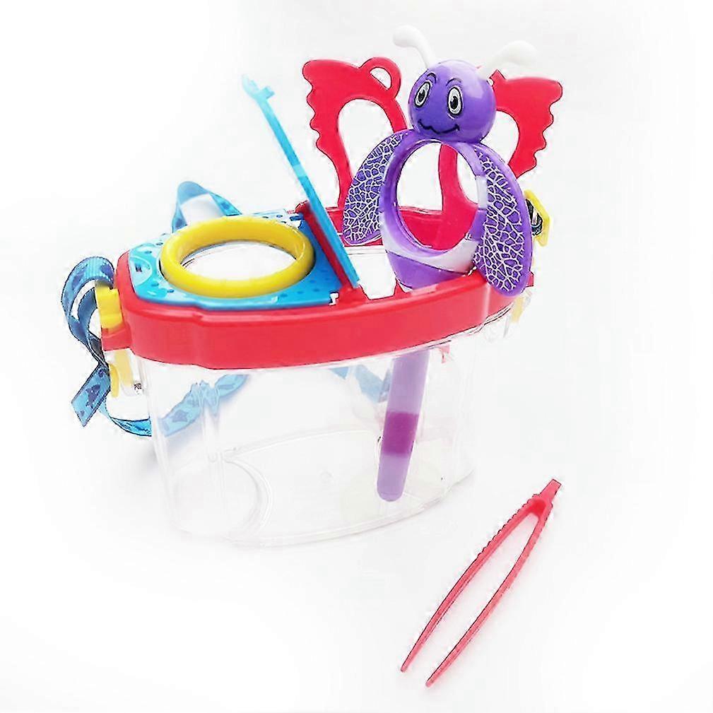 MOSES Outdoor Bug Reviewer Container with Clip and Magnifier for Science Nature Exploration Early Education