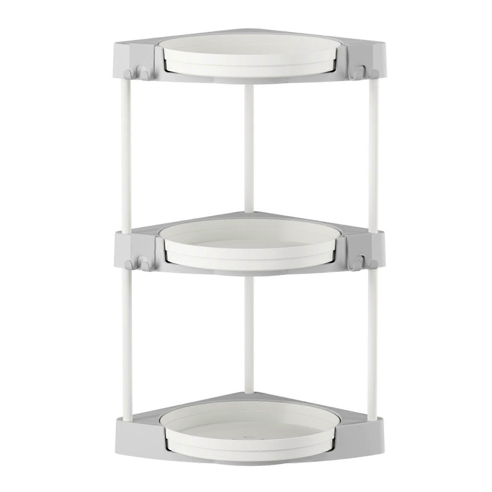 Lazy Susan Organizer Storage Rack Large Capacity Multiple Layer Design 360-Degree Rotatable Spinning Makeup Organizer Spice Rack