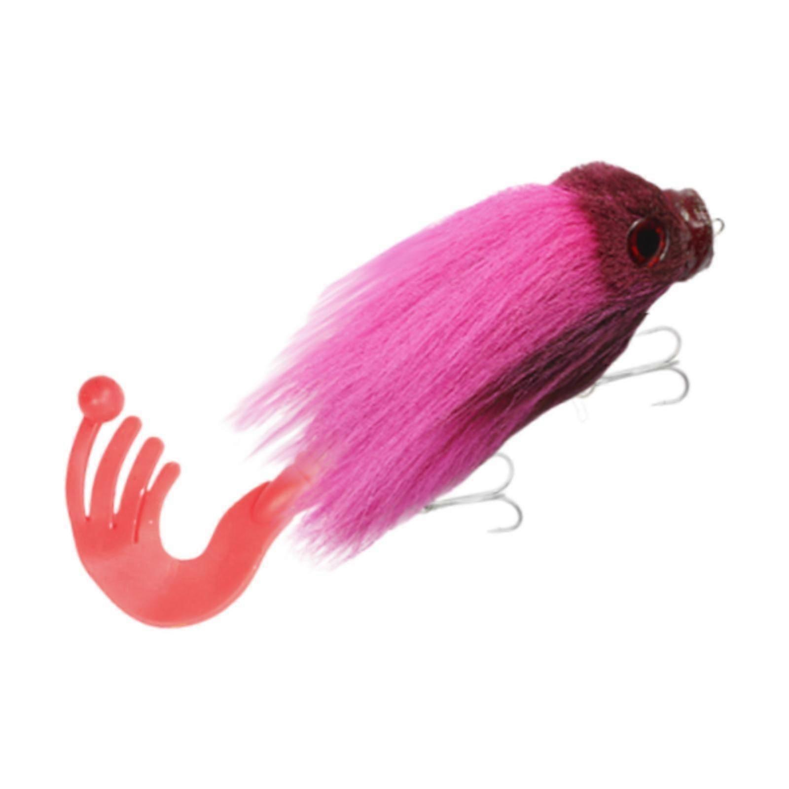 Angelköder Angelgerät mit Haken Angelgeschenke Simulation Angelköder Rosa