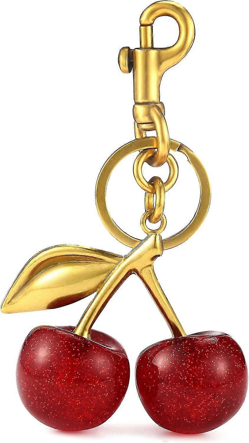 Kirsche Tasche Charm, Kirsche Schlüsselanhänger Accessoire Geldbörse Charm-Yvan