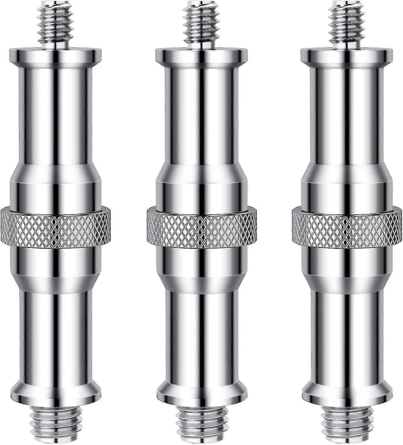 Standard 1/4" To 3/8" Metal Converter Threaded Screw Adapter Stud End 3-pack