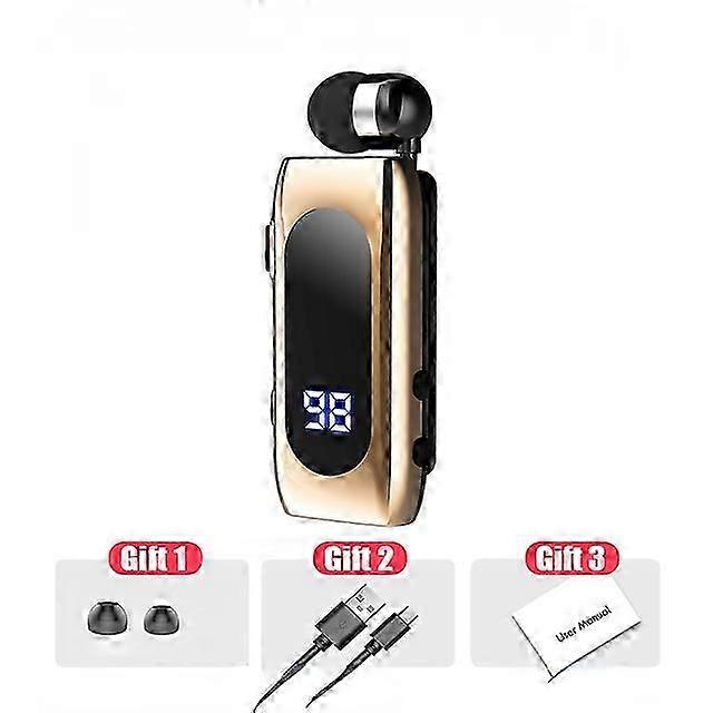 Bluetooth headset Lavalier behúzható kábel sport egy fülbe