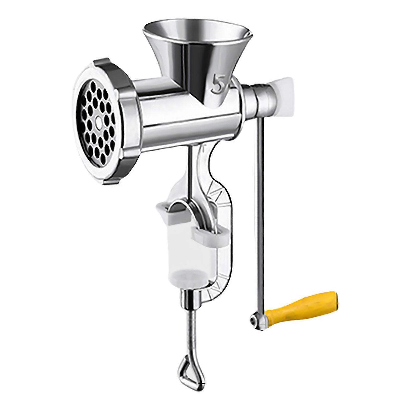 Transformateurs de viande de cuisine durables Hachoir à viande en alliage efficace Hachoir manuel avec accessoires de saucisse pour une utilisation domestique S