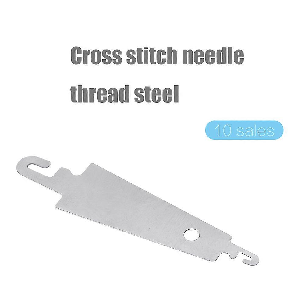 10pcs Steel Thread Cross Stitching Needle Guide Tools Needle Threader Device