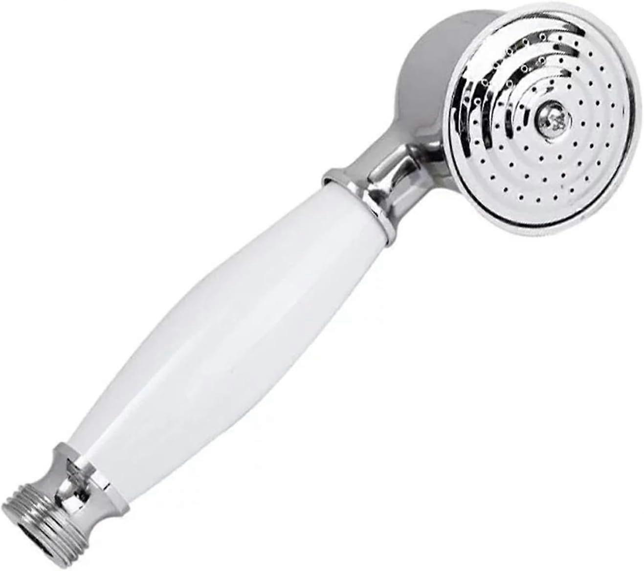 Retro shower head in silver copper