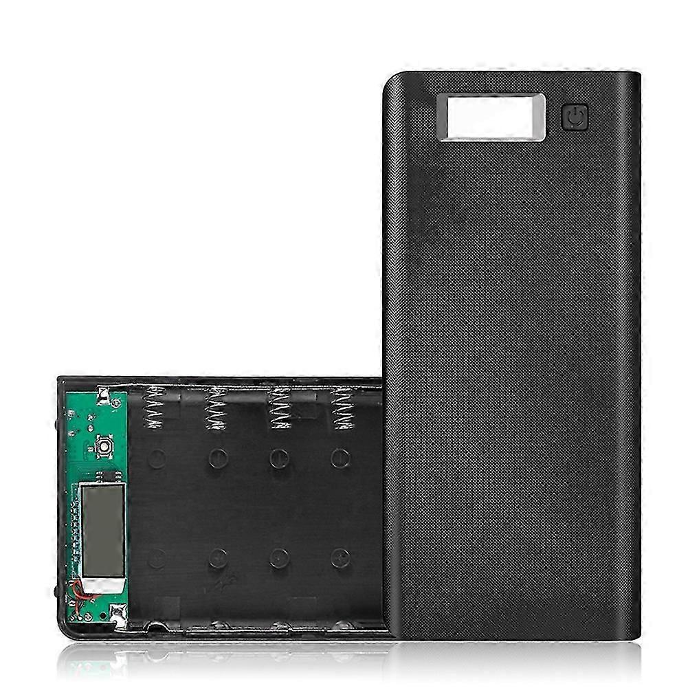 Portable LCD Screen Empty DIY 18650 Battery Case Mobile Power Bank Enclosure