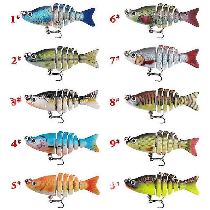 Lua Bait Minnow Section Long Cast Mini Multi Section Six Section Freshwater and Marine Fishing False Lure Fishing Gear