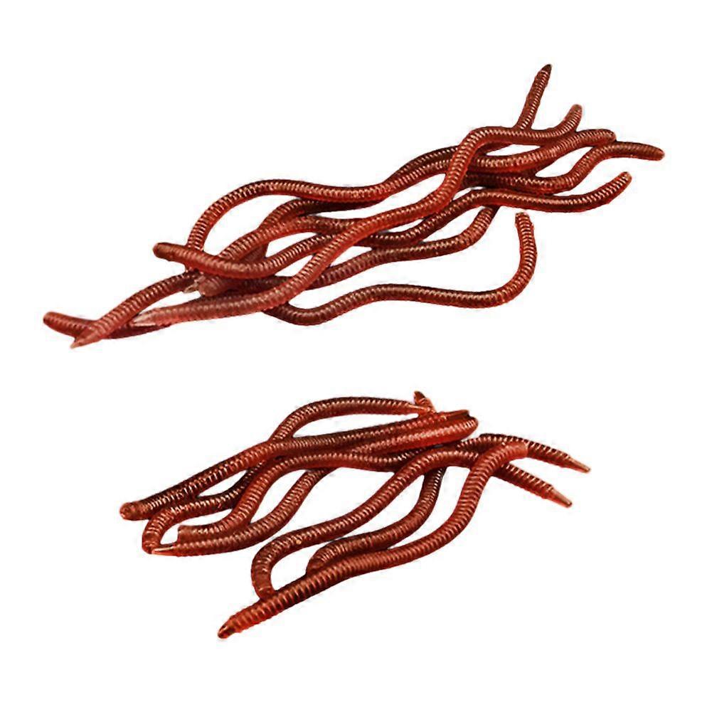 Set of 20 Artificial Fishing Powders 8cm and 10cm Soft Lure Shadow Predator Lure Fake Lure Powder Fishing Set