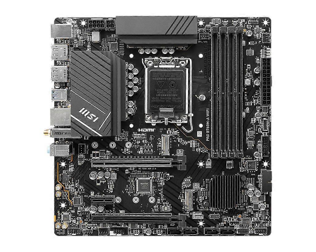 Msi Pro B7660m-a Wifi Motherboard - Intel Socket 1700
