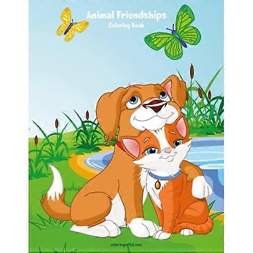 Tierfreundschaften Malbuch 1