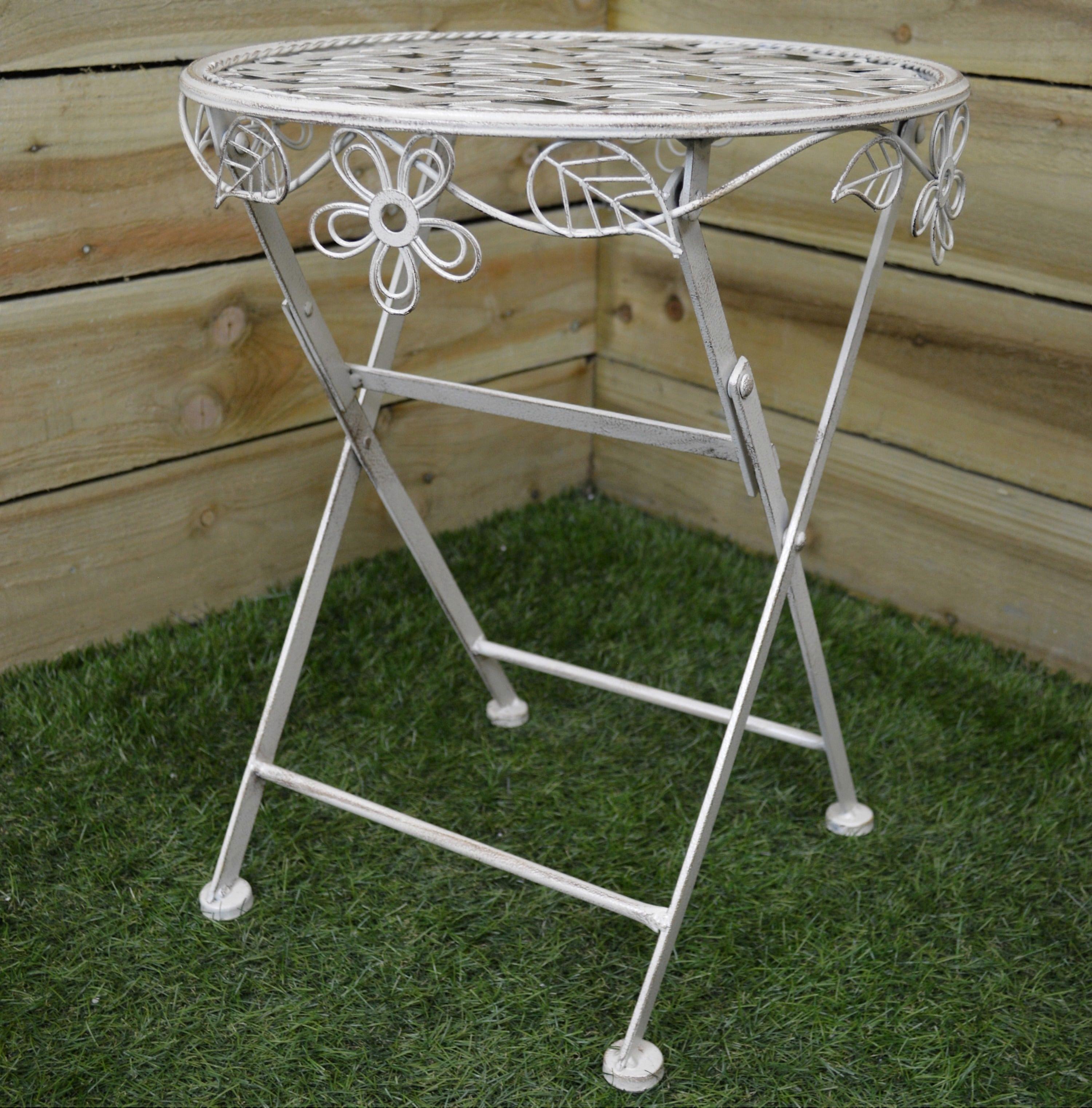 40Cm Diameter, 50cm High Childrens Garden Bistro Table Or Side Table