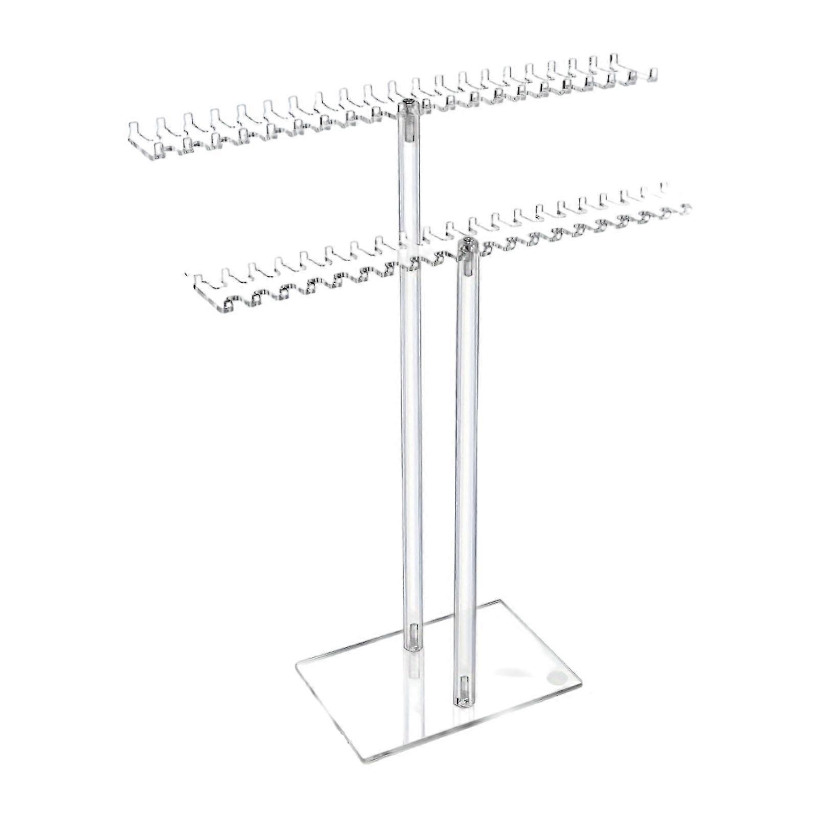 Support de collier avec base bureau transparent organisateur de collier