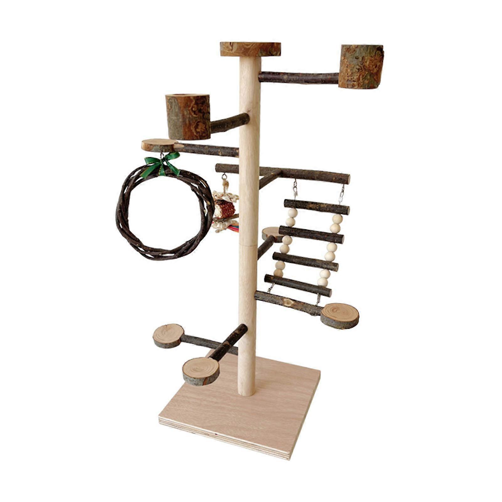 Bird Interactive Toy Pet Supplies Portable Eating Solid Parrot Desktop Stand