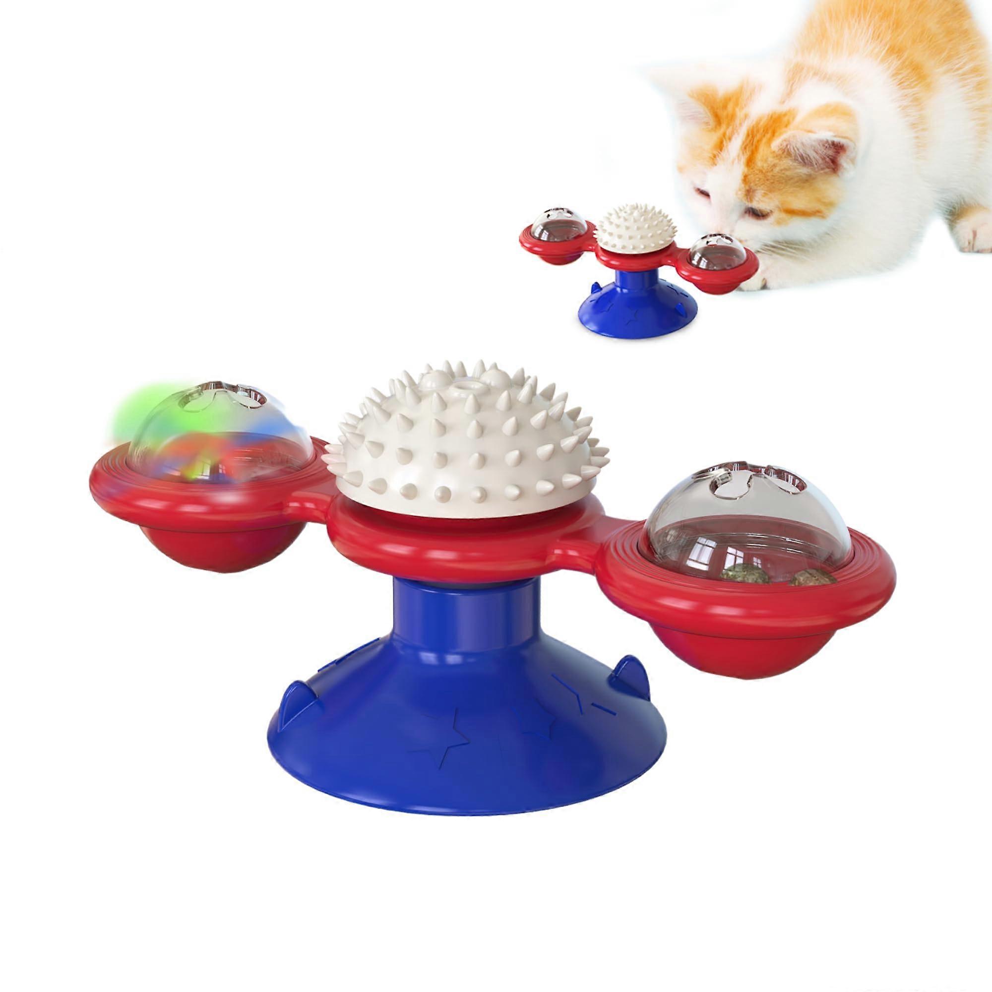 Interactive Windmill Cat Toy For Cats Windmill Style Interactive Motion Durable Toy Design