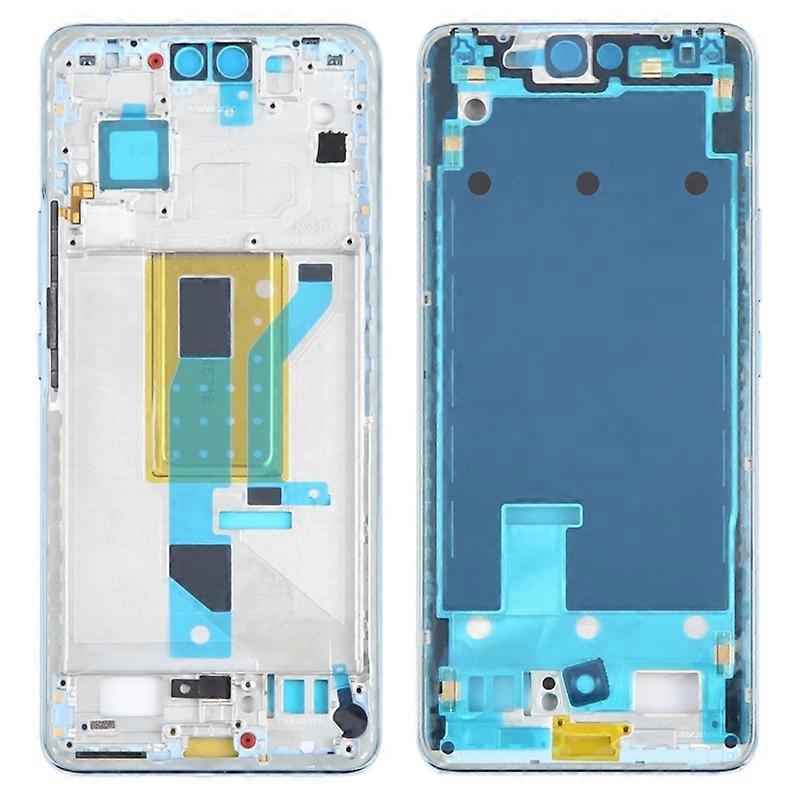 For Xiaomi 13 Lite Cell Phone Middle Plate Frame Repair Part (A-Side) (without Logo)-Blue
