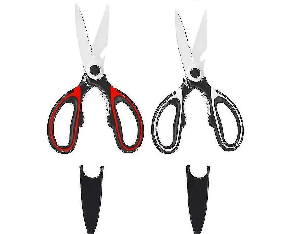 Heavy Duty Kitchen Scissorsstainless Steel Sharp Scissors compatible Kitchen Shears Scissors With Cover Sharp Cooking Scissors Suitable compatible Nut