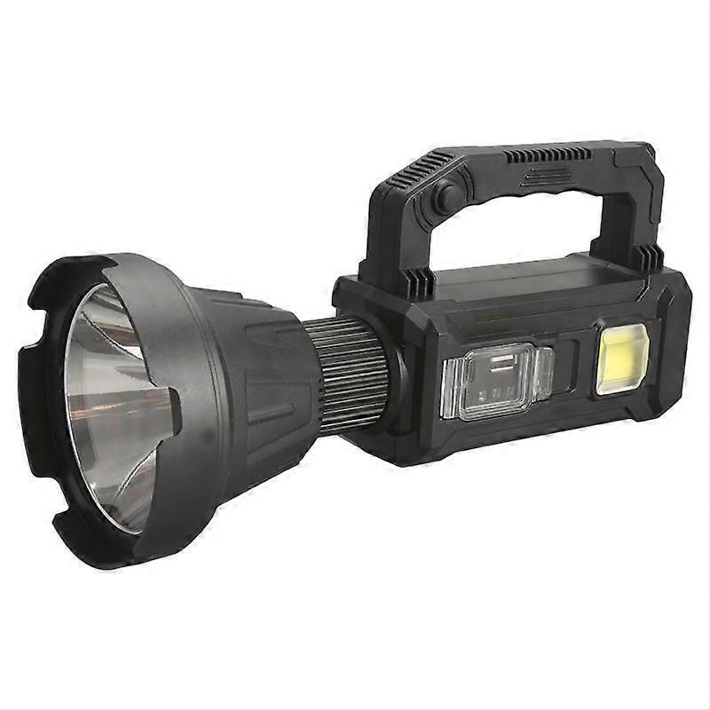 P70 Strong Light Searchlight LED Flashlight with Multi-Function Modes, Rechargeable Battery, and Waterproof Design