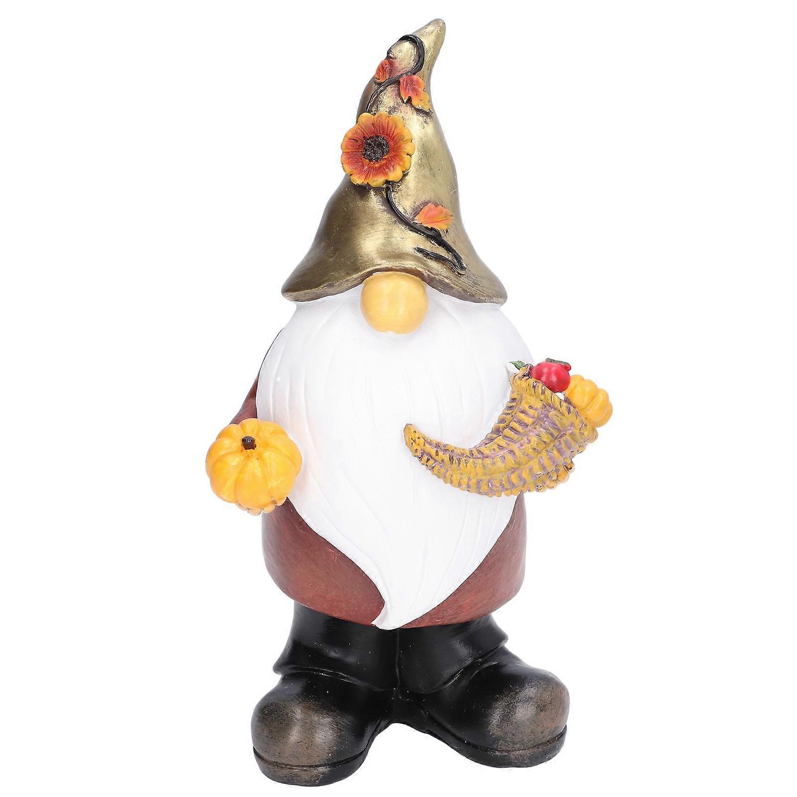 Garden Gnomes Statues Rustproof Outdoor Lawn Gnomes for Home Decoration Gifts Garden Ornaments Cute Design