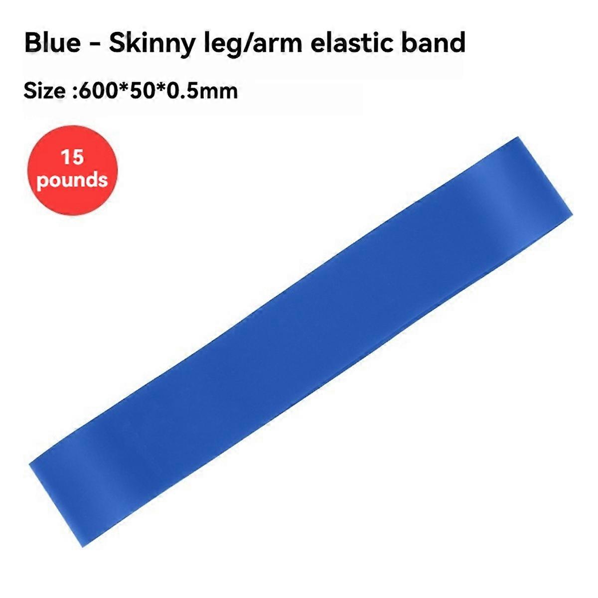 Boxed Latex Elastic Belt Yoga Exercise Thickening Resistance with Tension Ring, with Instructions a