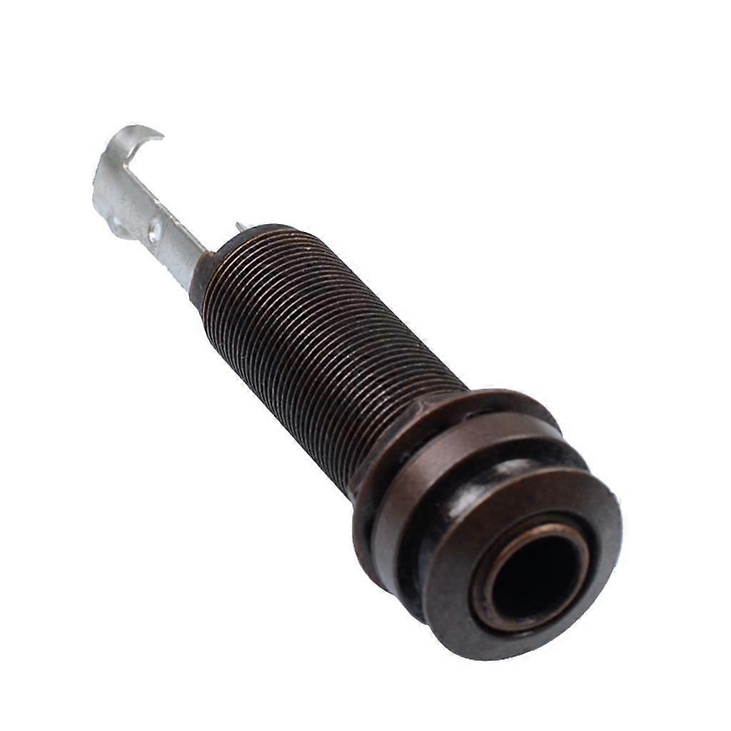 Guitars 1/4 Inch Cylinder End Pin Output Socket for Replacing The Acoustic