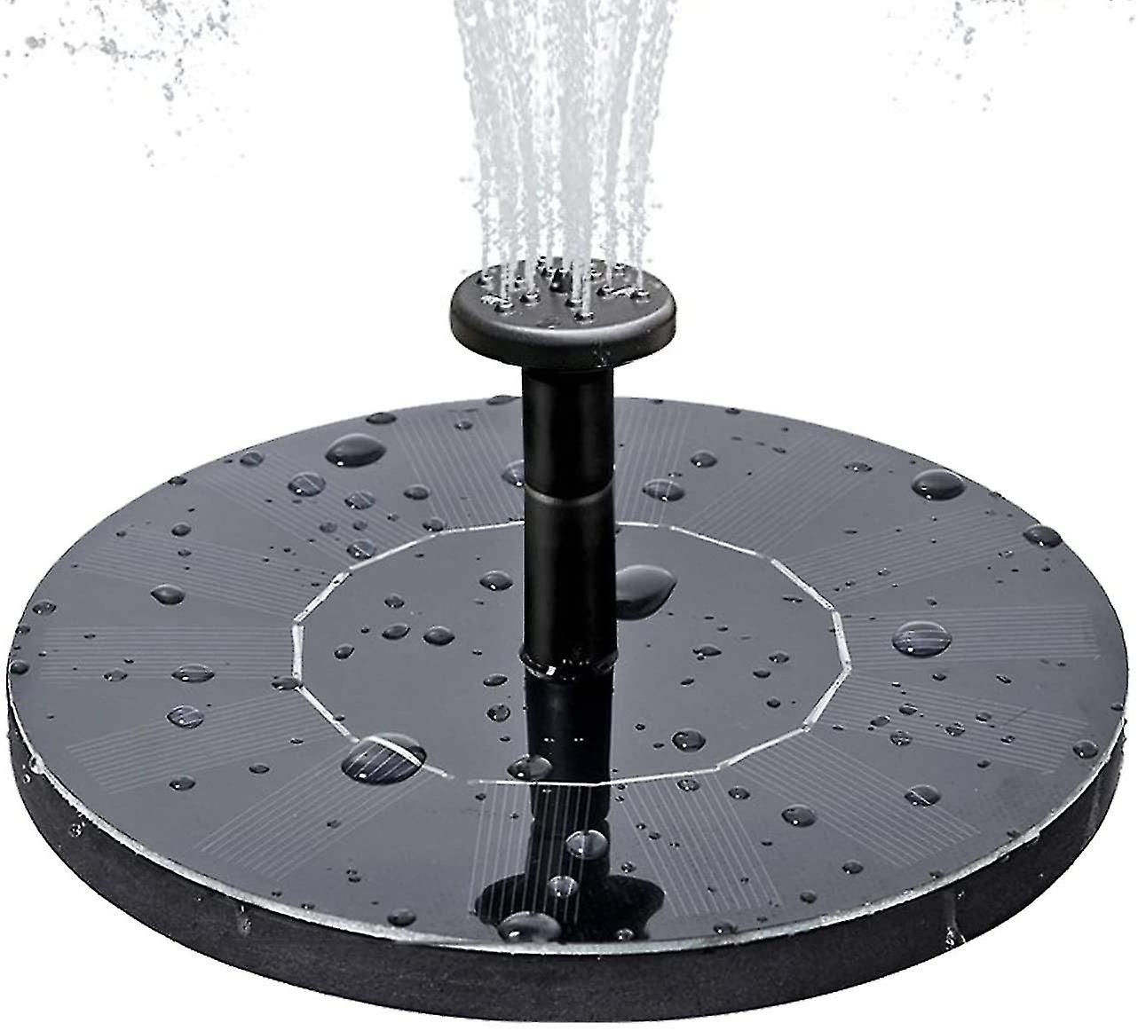 Solar Fountain Pump Free Standing Birdbath