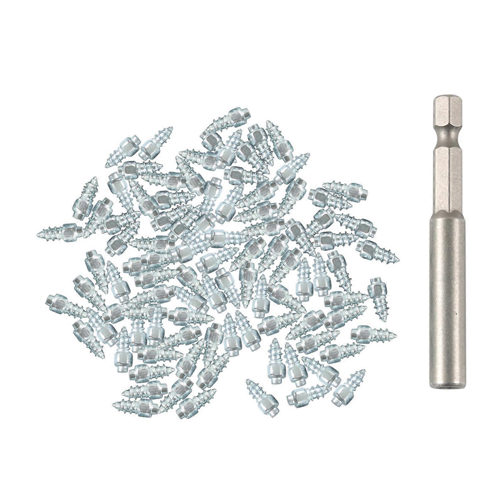 Tire Spikes Tire Studs Carbides Spikes for Truck Tires Snow Studs for Tires Snowmobile Stud with Installation Tool