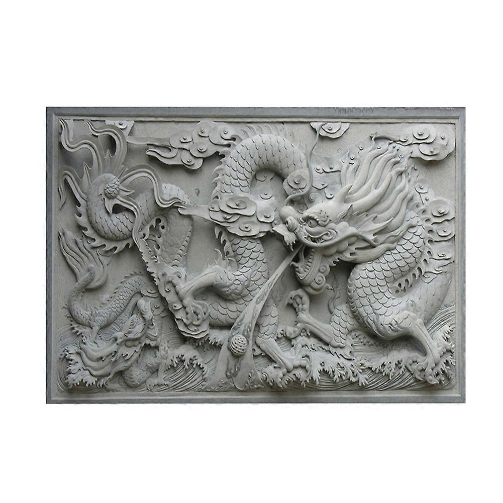 3D Effect Adhesive Dragon Poster for Aquariums, Fish Tanks, Waterproof Wall Decoration, Realistic Color Design