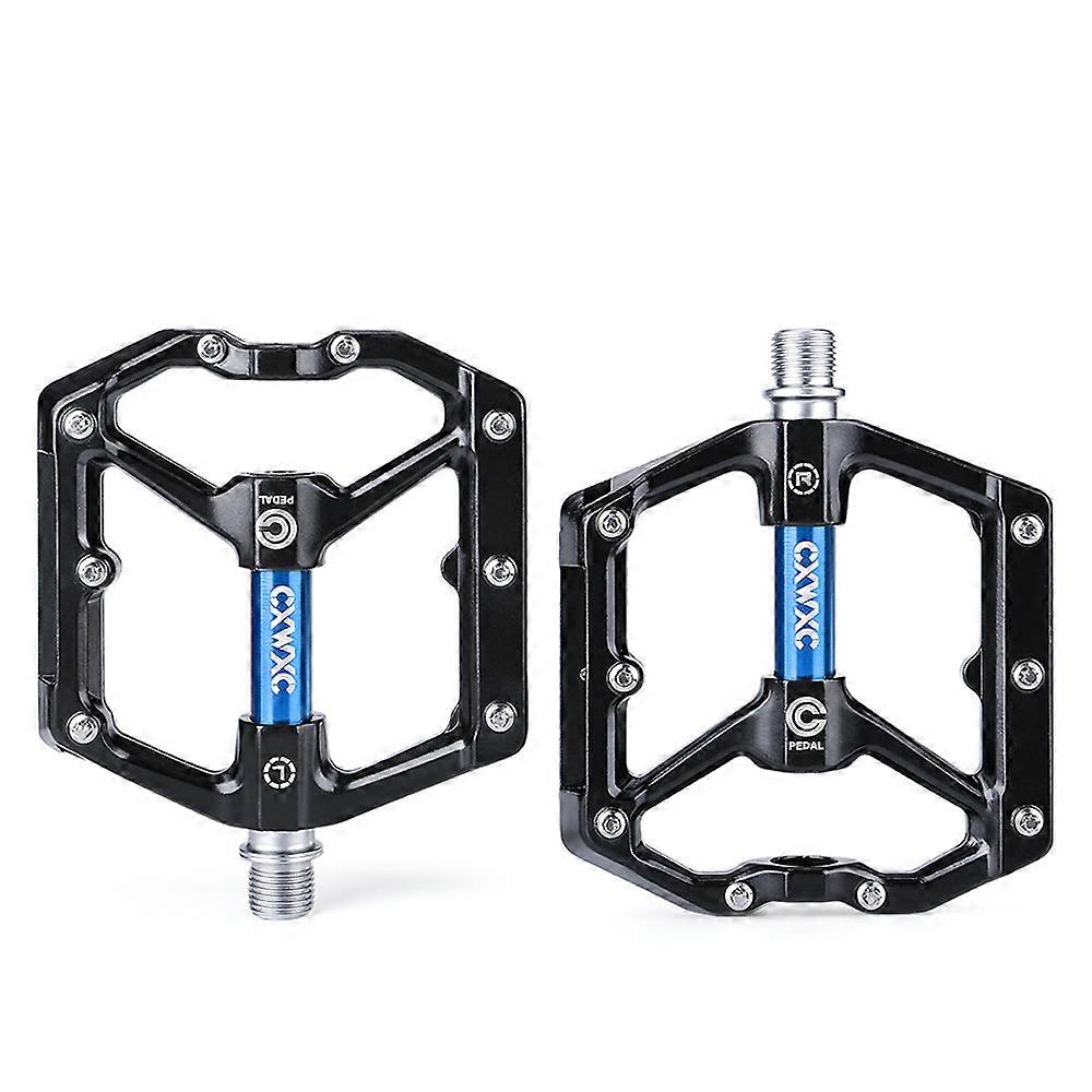 Bicycle Pedals for Mountain Bikes, Enhanced Grip Non-Slip Aluminium Alloy with Reflectors for Visibility, Lightweight Design for Road Bikes and Beyond