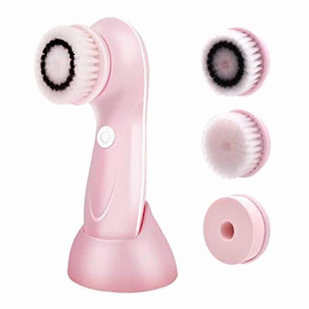 Exfoliator &amp; Sonic Gentle Cleansing Device for Deep Cleansing &amp; Battery Longevity, Replaceable Brush Heads &amp; Facial Massaging