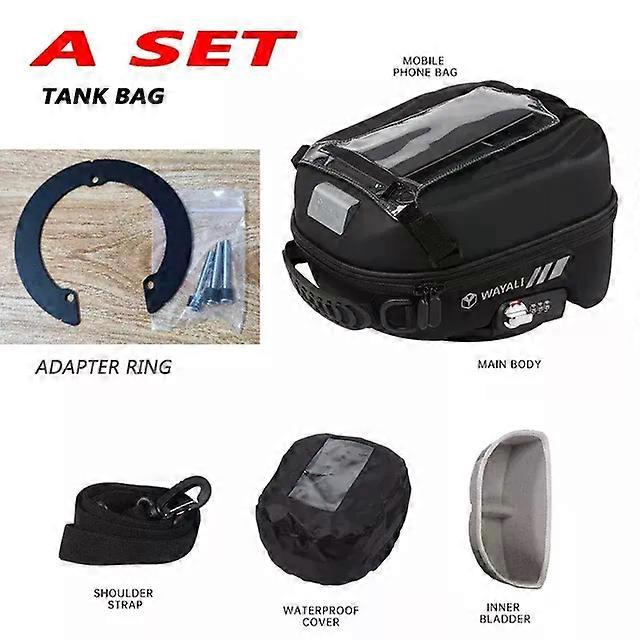 Motorcycle Tank Bag compatible for VOGE DS525X 525DSX DSX525 DSX 525 DSX 525X 4.5L Large Capacity Detachable With Password Lock Storage Bag
