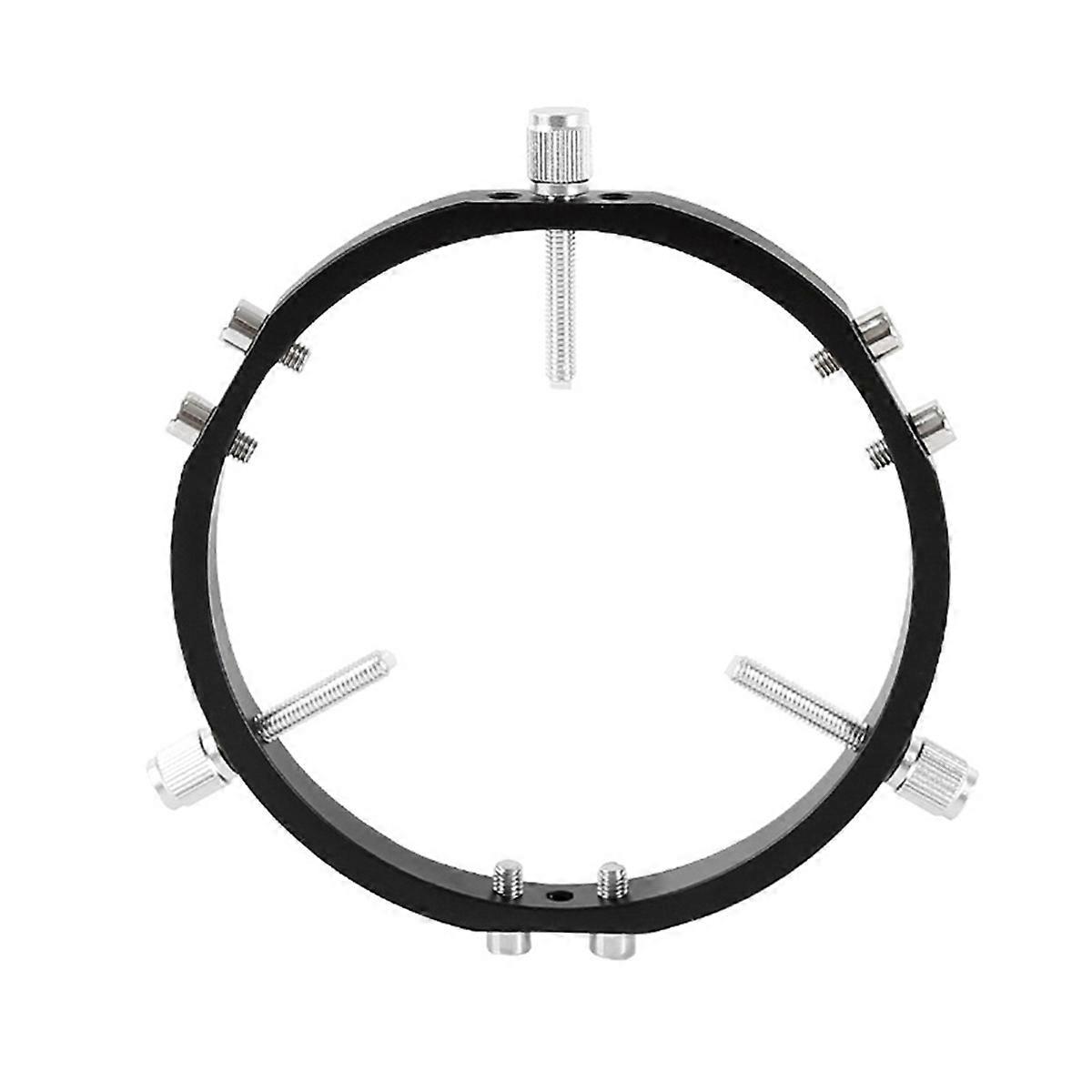 Star Finder Mount 3-Point Astrophotography Guide Locking Rings for Telescope Mount Finder Pointer 120mm Black