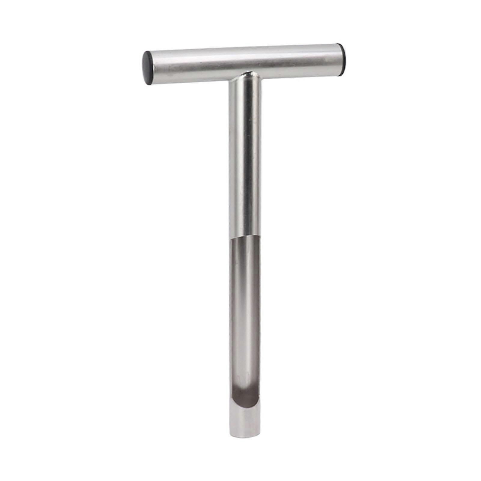 Soil Sampler Probe 304 Stainless Steel Protable T Handle Soil Sampling Tool for Farm Garden Lawn