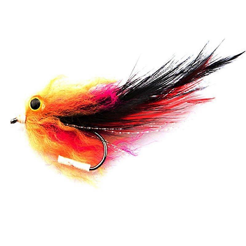 1pcs/bag Trout Salmon Pike Streamer Fly Size 4# Hook