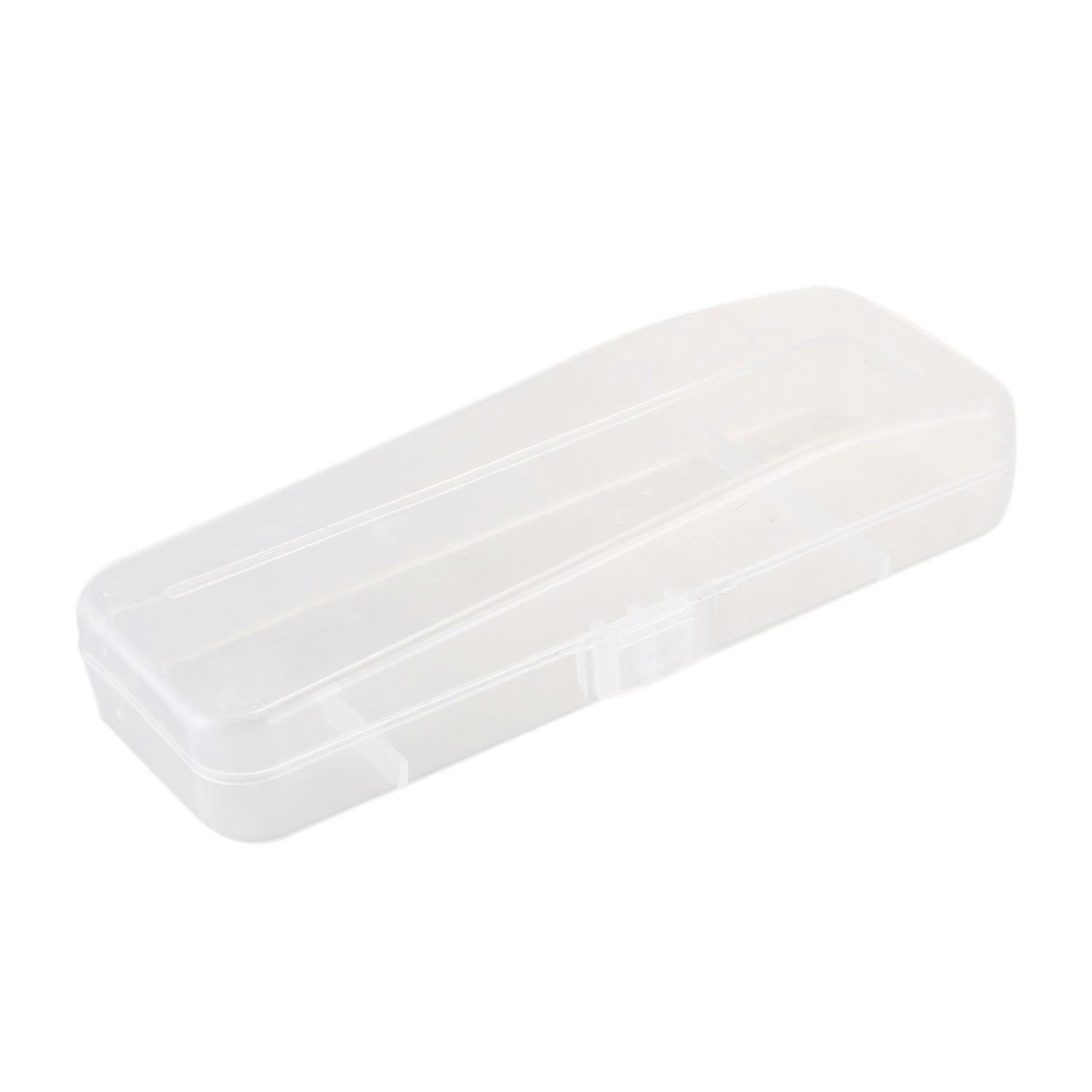 1 Pcs Storage Box Men Shaver Case Transparent Plastic Case