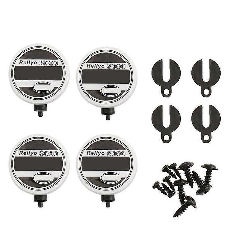 4Pcs Round LED Light Cover for 1:10 SCX10 -4