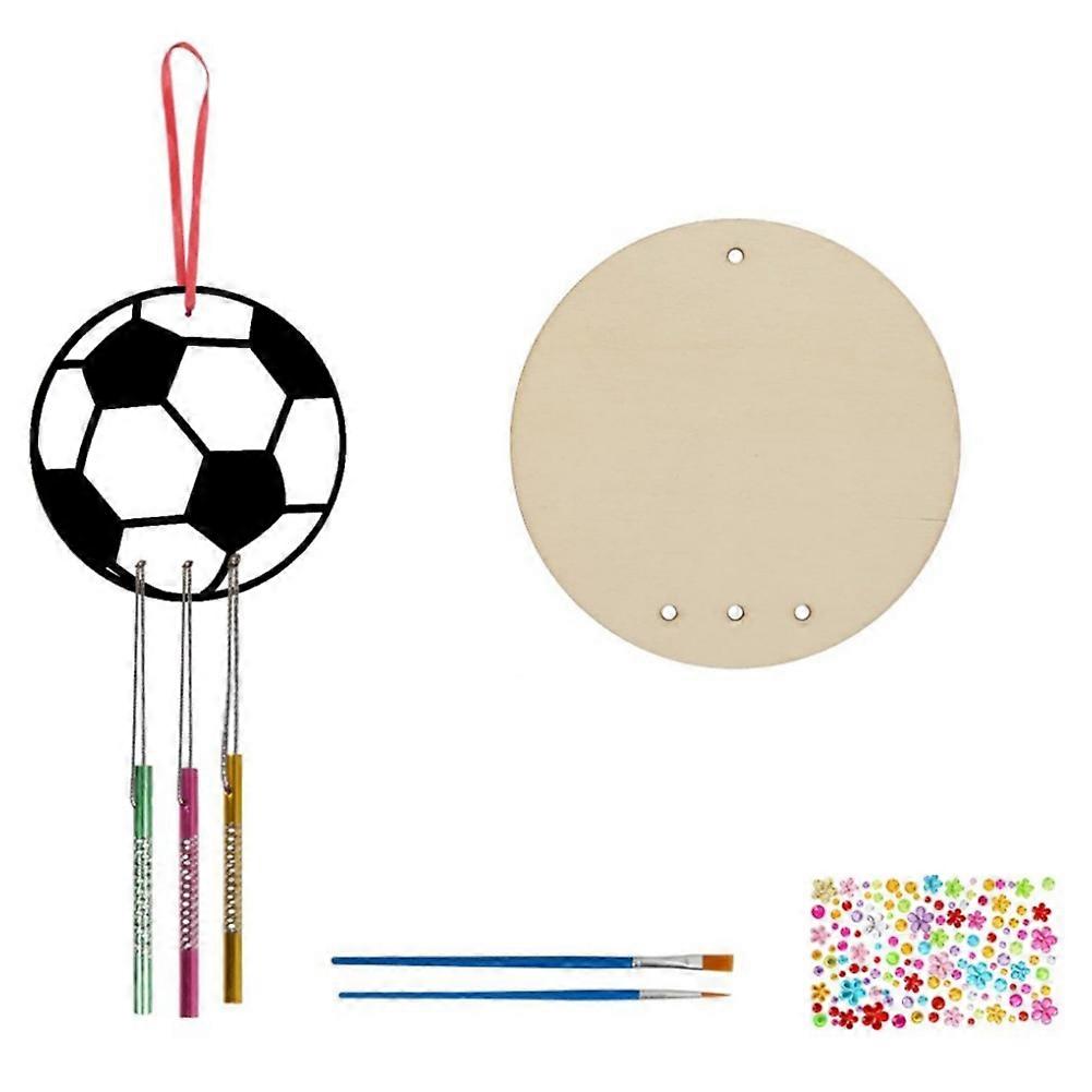 Children'S Wind Chime Ornaments DIY Painted Pendant,Circle Set