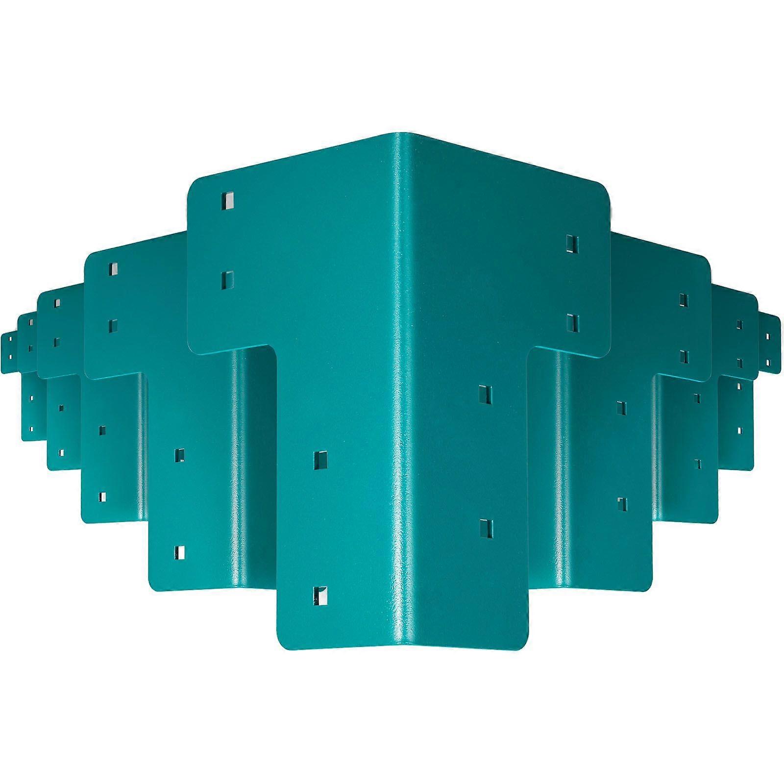 Workbench Corner Brackets, 5mm Thick Steel Shop Table Bracket Kit, 8 PCs Workbench Bracket Kit, Right Angle Shop Table Corner Brackets