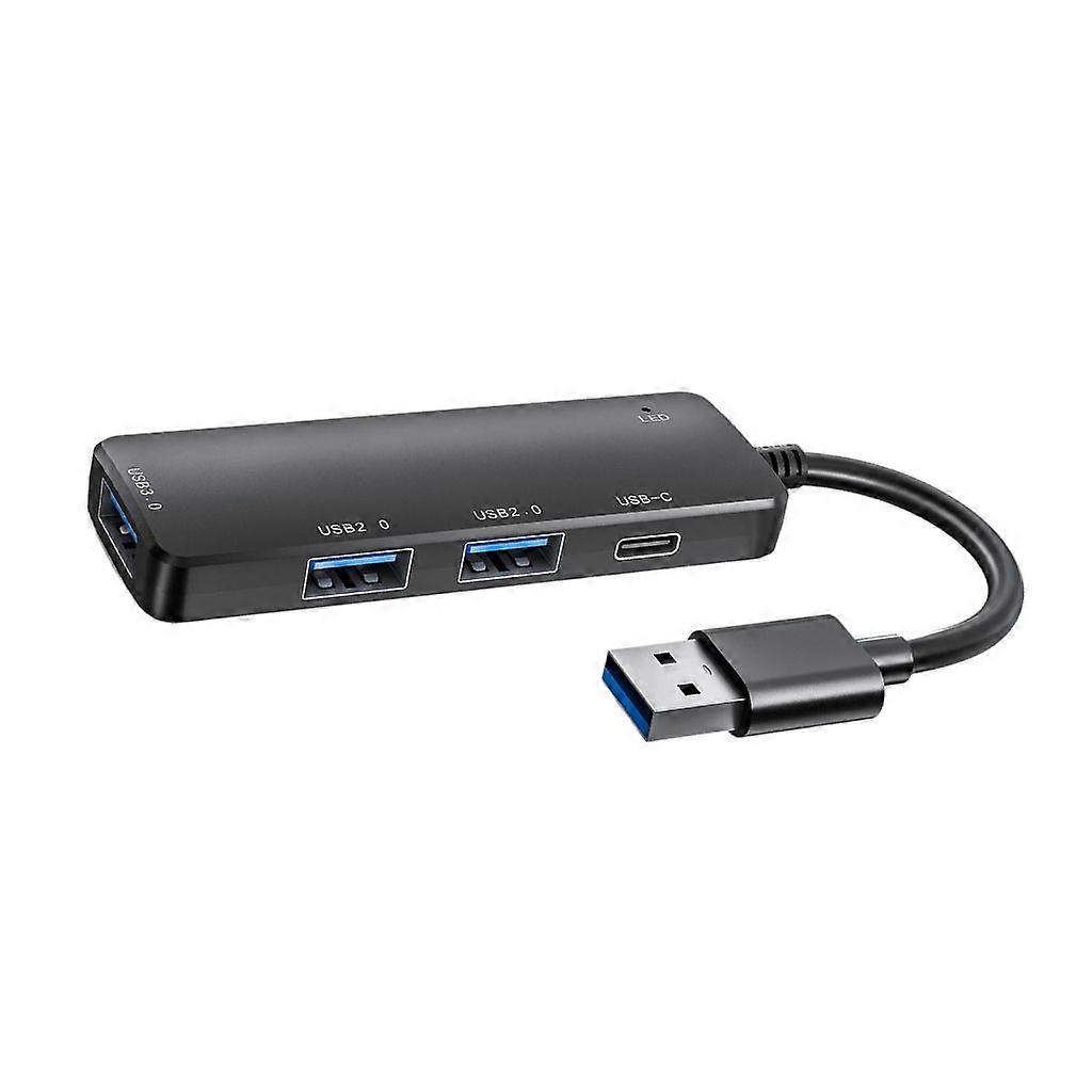 3 USB + 1 Type C Hub PD Charging Aluminum Housing Efficient USB Adapter