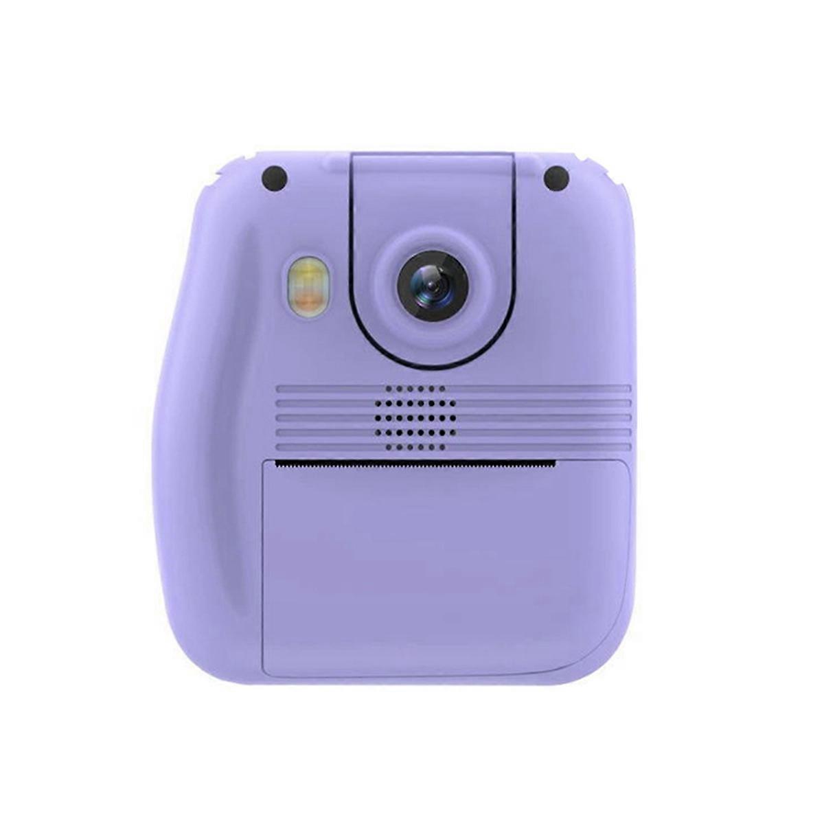 Flip Lens Kids Printer Multi-Function Digital Small SLR Purple