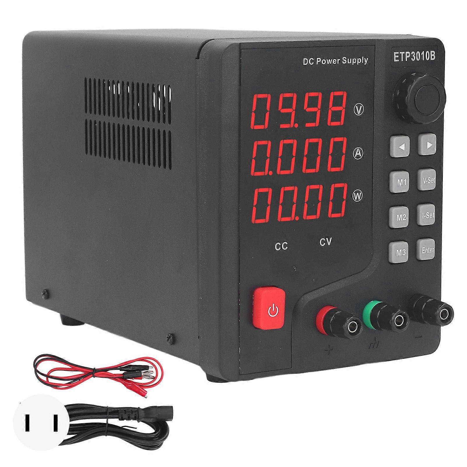 DC Power Supply High Accuracy Encoder 4 Digits LED Regulated Power Supply 0‑ 0‑10A 300W ETP3010B