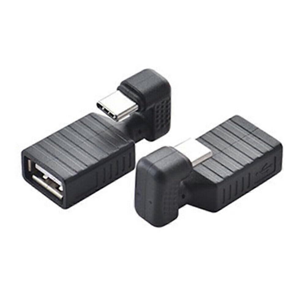 USB 3.1 Type C Male to 2.0 A Female Adapter, 10x U Shape Compatible with Laptop, Tablet, Phone, High-Speed Data Transfer