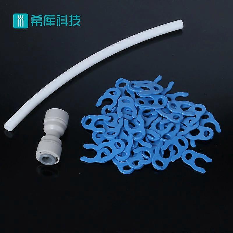 10pcs Quick Connect Fittings For Water Hose 1/4" Quick Release Hose Connector Clips Reverse Osmosis Water Filter System Parts Garden Hose Quick Connec