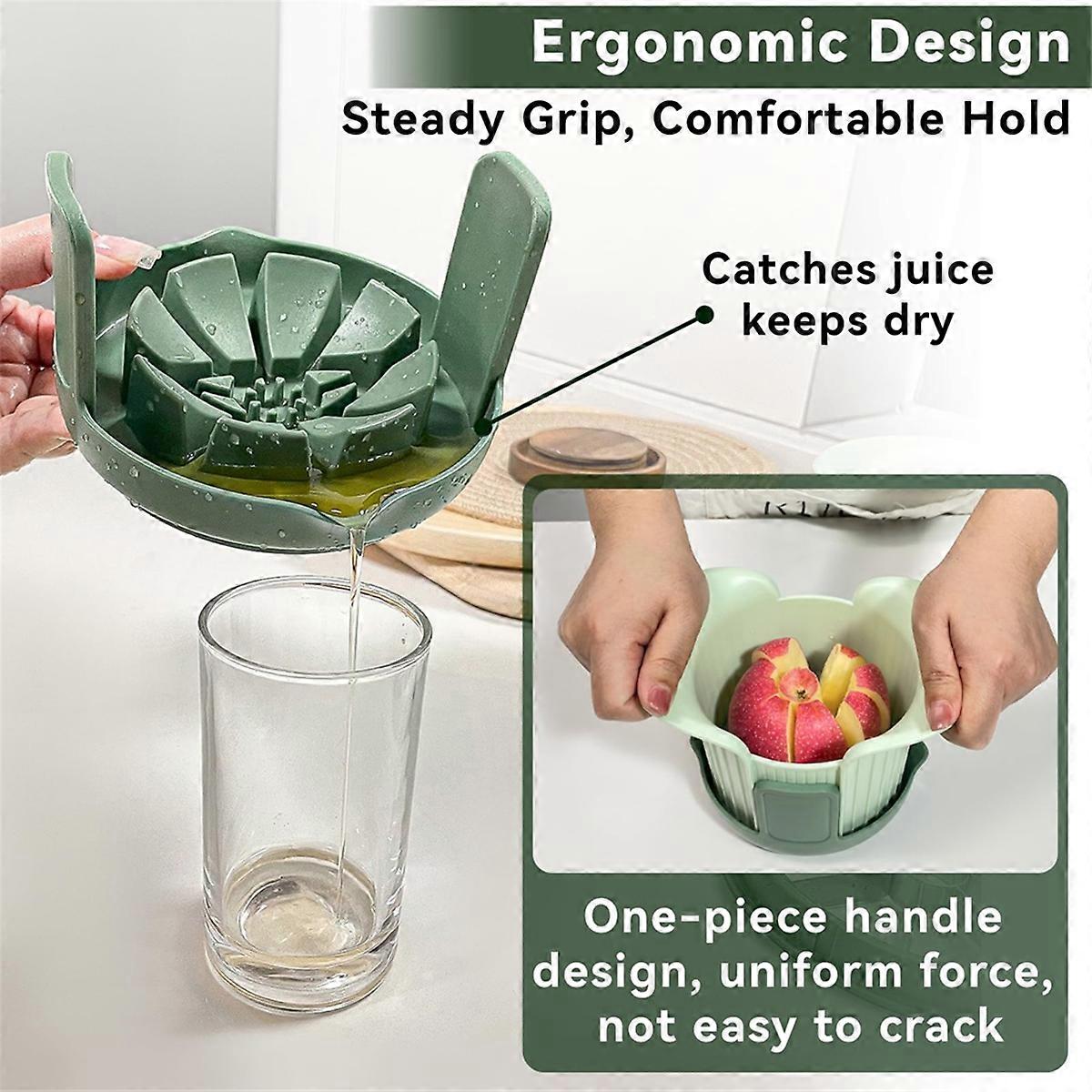 Fruit Slicer and Corer, 8 Slices Heavy Duty Cutter Slicer